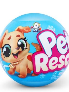 Pet Rescue Surprise Blue Toy Ball